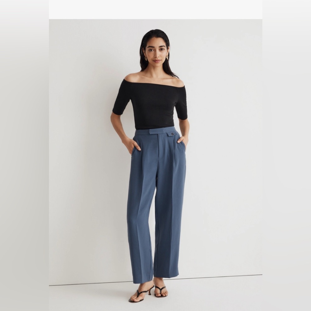NWT Madewell High Rise Rosedale Crepe Pant